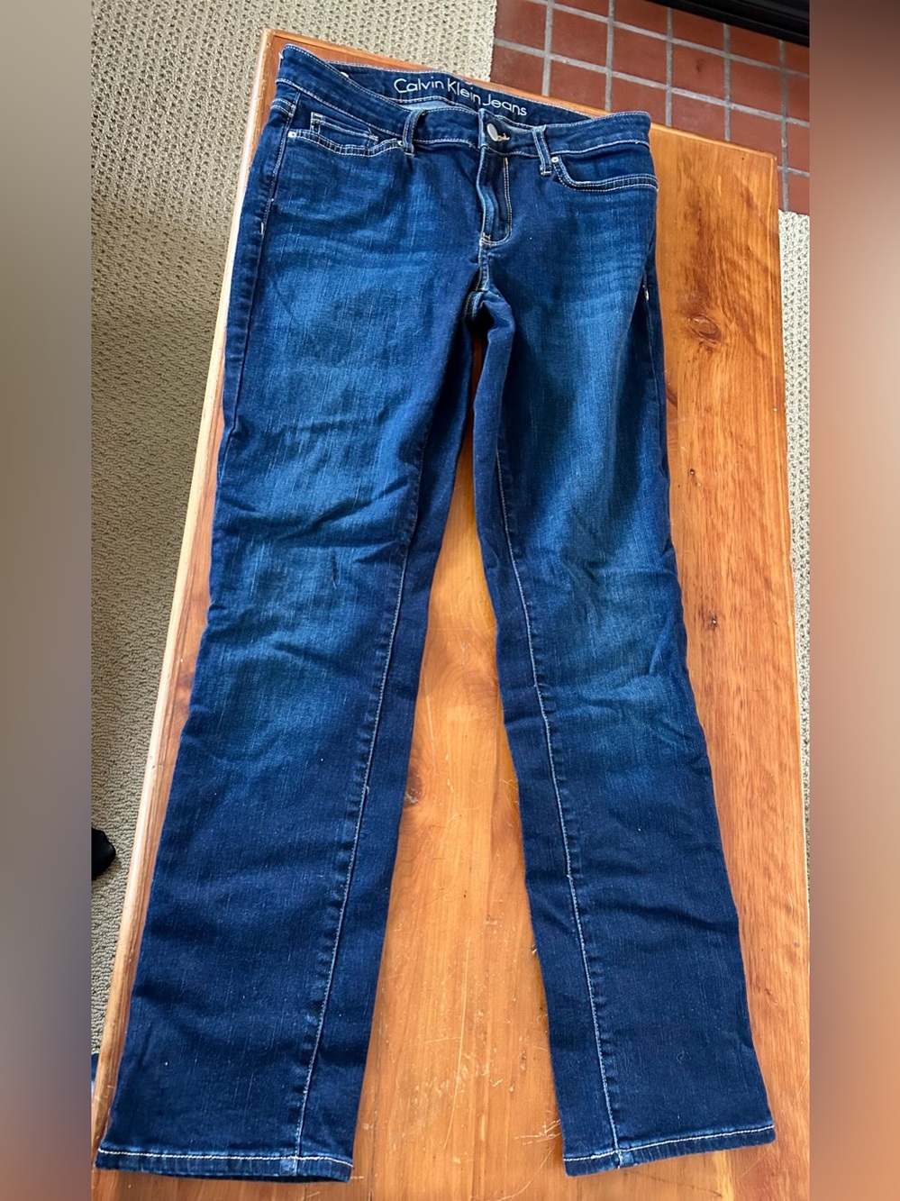 Calvin Klein Dark Blue Straight Men's Jeans 28 x 30 Like new!